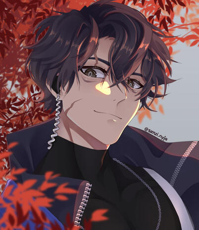 Aki - neural Cloud Fanart