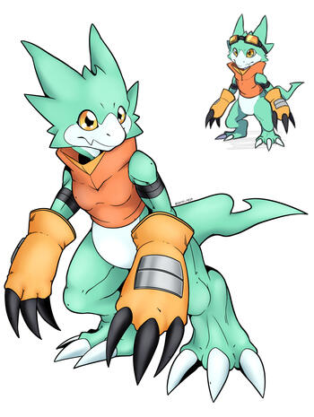 Hachidramon concept art