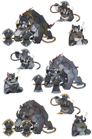 Beast reference sheet