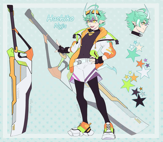 Hachiko Nyja ref sheet